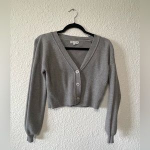 Button up sweater